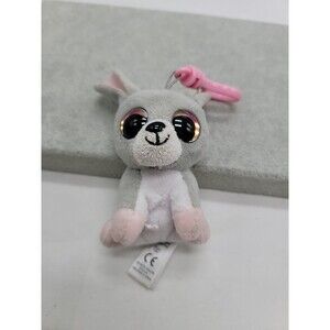 2018 Bunny Lumo Stars Keychain Clip On 3" Rabbit Long Ears